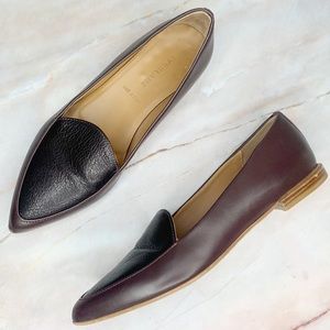 Everlane The Modern Point Flats Brown Black 6